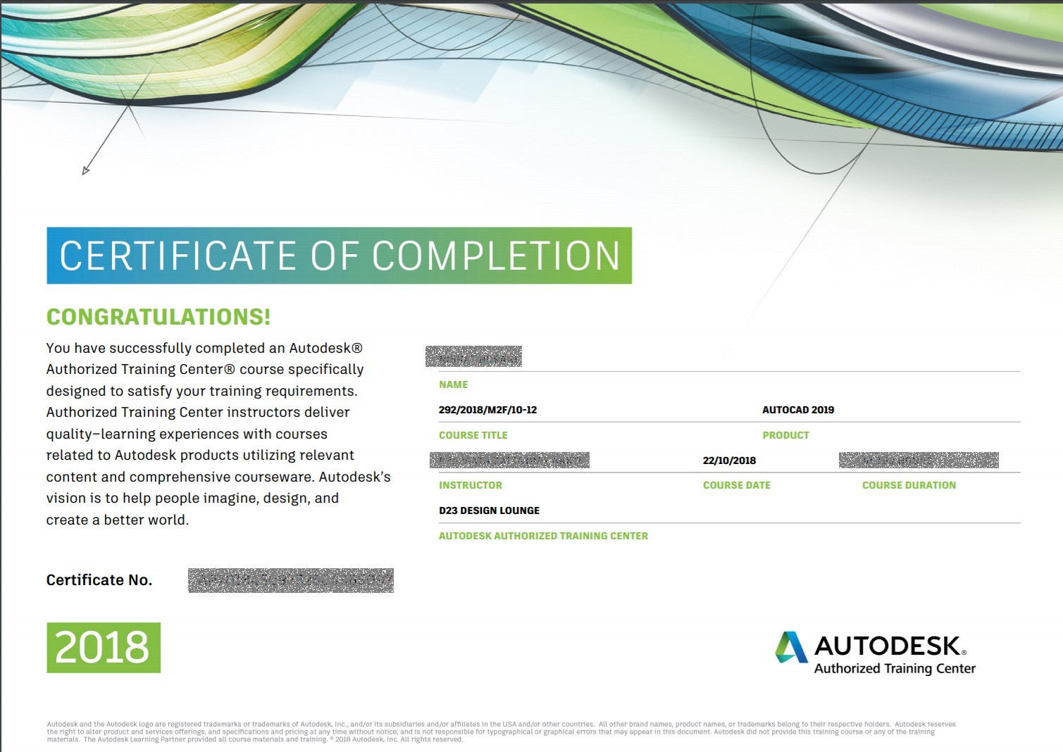 autodesk autocad user certification expiration